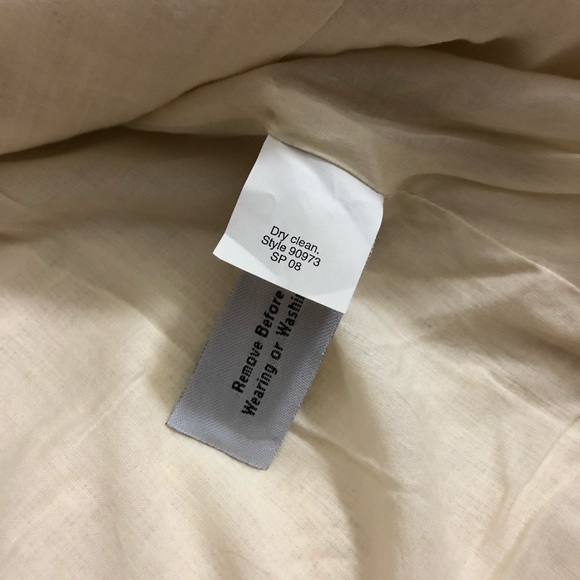 J.Crew Cream Linen Crop Blazer - Picture 3 of 5